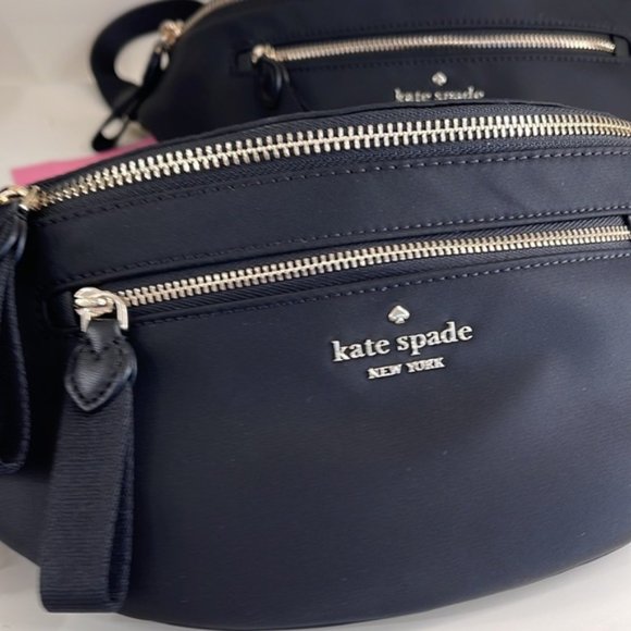 Kate Spade Chelsea Nylon Belt Bag Fanny Pack Black - Picture 3 of 16
